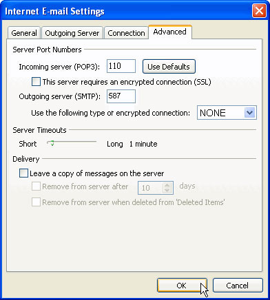 Advanced Server Settings